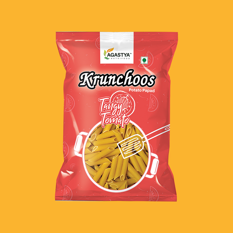 Agastya Nutrifood krunchoos packaging design