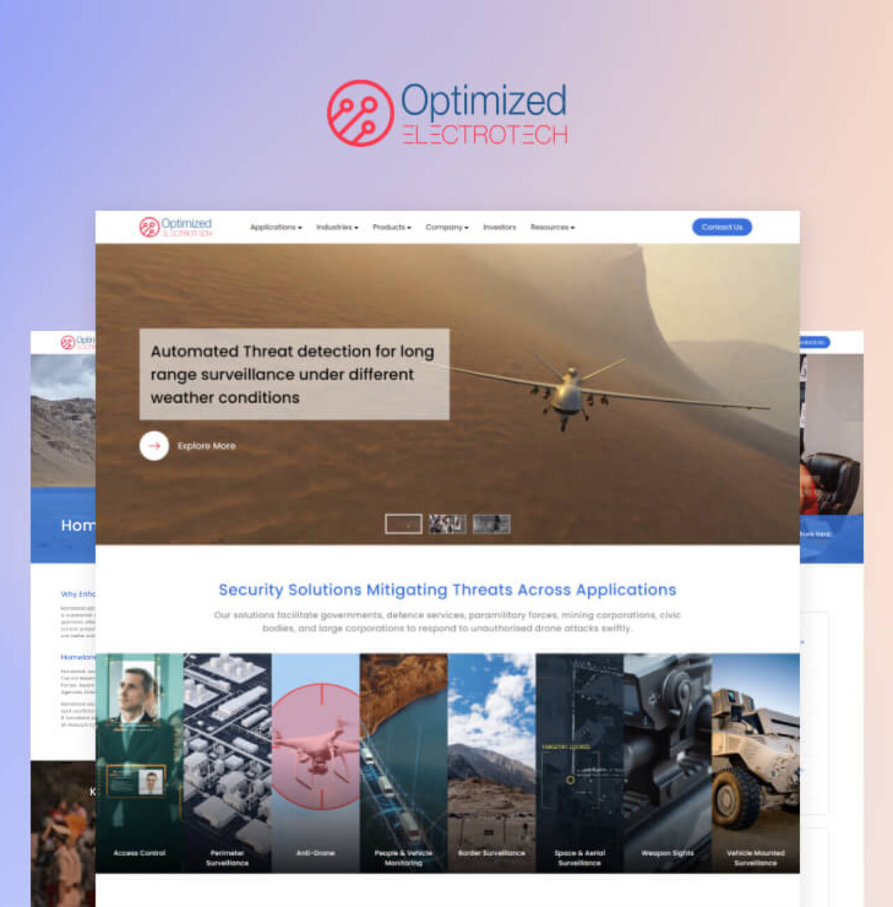 Optimized electrotech branding